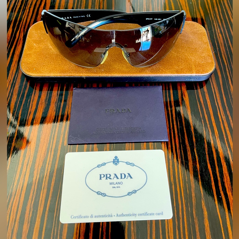 Prada Vintage Unisex Shield Sunglasses